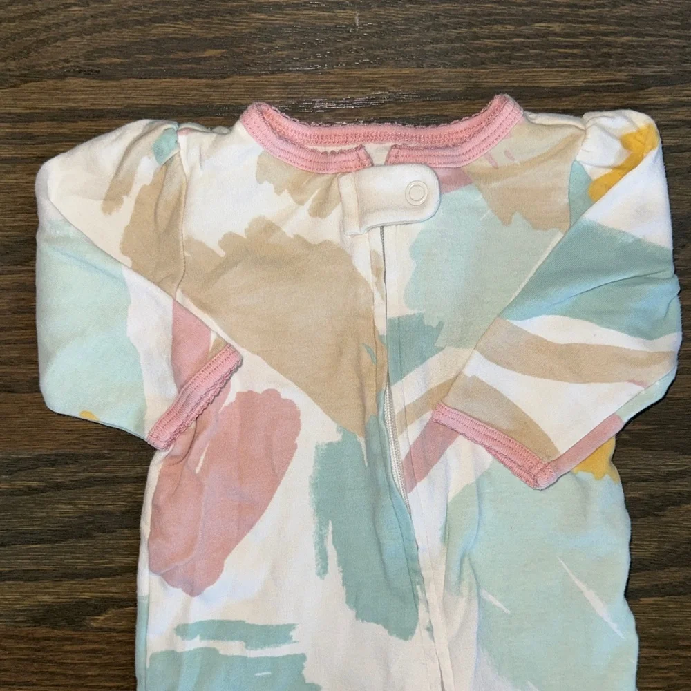 Carter’s Pastel 2-Way Zip Sleep & Play Pajamas | 3 Months